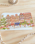 Happy Holidays Card - Amsterdam Buildings