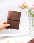 Refillable Leather Notebook Cover