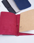 Refillable Leather Notebook Cover