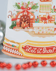 Happy Holidays Postcard - Snow Globe