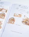 Beautiful handmade Cozy Autumn Set Sticker Sheets stationery - created by LETTOOn