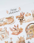 Beautiful handmade Cozy Autumn Set Sticker Sheets stationery - created by LETTOOn