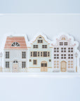 Beautiful handmade Cozy Houses Vinyl Sticker stationery - created by LETTOOn