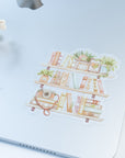 Beautiful handmade Inspiration Shelf Vinyl Sticker stationery - created by LETTOOn