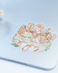 Beautiful handmade Knit Me Vinyl Sticker stationery - created by LETTOOn