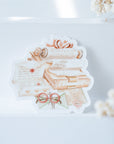 Beautiful handmade Love Writing Vinyl Sticker stationery - created by LETTOOn