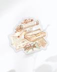 Beautiful handmade Love Writing Vinyl Sticker stationery - created by LETTOOn