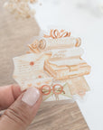 Beautiful handmade Love Writing Vinyl Sticker stationery - created by LETTOOn