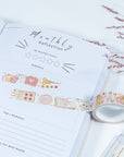 Beautiful handmade Lovely Knitting & Crochet Washi Tape stationery - created by LETTOOn