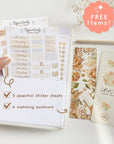 Beautiful handmade My Creative Planner - Undated Planner stationery - created by LETTOOn