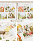 Premium Handmade Sticker Sheet Inspired by Italy 105mm x 148mm - 2 sheets on the table