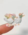 Premium Handmade Sticker Sheet Summer Breeze 105mm x 148mm - a piece on the finger