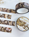 Premium Handmade Washi Tape Butterfly 15mm x 10m - 4 pieces and 2 washi tapes on the table with a white flower branch