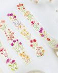 Premium Handmade Washi Tape Lovely Flower 15mm x 10m - a washi tape on the table with a flower branch