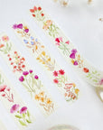Premium Handmade Washi Tape Lovely Flower 15mm x 10m - a washi tape on the table with a flower branch