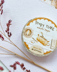 Premium Handmade Washi Tape Study Time 15mm x 10m - a washi tapes on the table with a pink flower branch