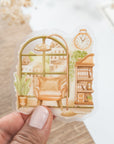 Beautiful handmade Reading Space Vinyl Sticker stationery - created by LETTOOn