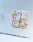 Beautiful handmade Safe Space Vinyl Sticker stationery - created by LETTOOn