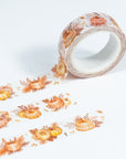 Beautiful handmade Sweet Pumpkin Washi Tape stationery - created by LETTOOn