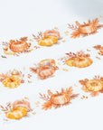 Beautiful handmade Sweet Pumpkin Washi Tape stationery - created by LETTOOn