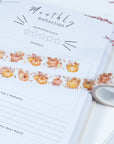 Beautiful handmade Sweet Pumpkin Washi Tape stationery - created by LETTOOn