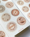 Beautiful handmade Postage Stamps stationery - created by LETTOOn