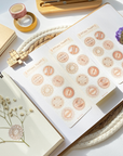 Beautiful handmade Postage Stamps stationery - created by LETTOOn