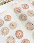 Beautiful handmade Postage Stamps stationery - created by LETTOOn