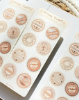 Beautiful handmade Postage Stamps stationery - created by LETTOOn