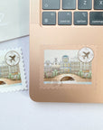 Beautiful handmade Amsterdam Stamp stationery - created by LETTOOn