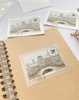 Beautiful handmade Amsterdam Stamp stationery - created by LETTOOn