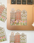 Beautiful handmade Amsterdam Tulip stationery - created by LETTOOn