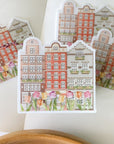 Beautiful handmade Amsterdam Tulip stationery - created by LETTOOn