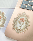 Beautiful handmade Antique Flower Frame stationery - created by LETTOOn