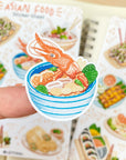 Beautiful handmade Asian Food stationery - created by LETTOOn