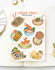 Beautiful handmade Asian Food stationery - created by LETTOOn