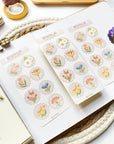 Beautiful handmade Botanical stationery - created by LETTOOn