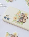 Beautiful handmade Botanical Butterfly stationery - created by LETTOOn