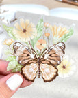 Beautiful handmade Botanical Butterfly stationery - created by LETTOOn