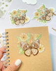 Beautiful handmade Botanical Butterfly stationery - created by LETTOOn
