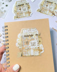 Beautiful handmade Cafe 'O Clock stationery - created by LETTOOn