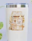 Beautiful handmade Cafe 'O Clock stationery - created by LETTOOn