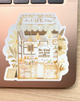 Beautiful handmade Cafe 'O Clock stationery - created by LETTOOn