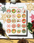 Beautiful handmade Christmas Stamps stationery - created by LETTOOn