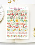 Beautiful handmade Colourful Flower Washi Tape stationery - created by LETTOOn