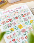 Beautiful handmade Colourful Flower Washi Tape stationery - created by LETTOOn