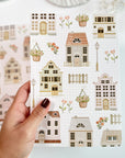 Beautiful handmade Dot Grid Notebook - Cozy House (Pre-Order) stationery - created by LETTOOn