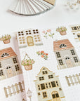 Beautiful handmade Dot Grid Notebook - Cozy House (Pre-Order) stationery - created by LETTOOn