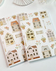 Beautiful handmade Dot Grid Notebook - Cozy House (Pre-Order) stationery - created by LETTOOn