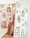 Beautiful handmade Dot Grid Notebook - Cozy House (Pre-Order) stationery - created by LETTOOn